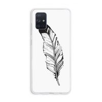 Pluim: Galaxy A71 Transparant Hoesje