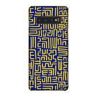 Majorelle Blue Print: Samsung Galaxy S10 4G Volledig Geprint Hoesje