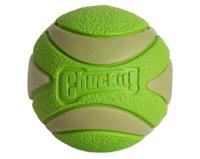 Chuckit max glow ultra squeekerbal groen