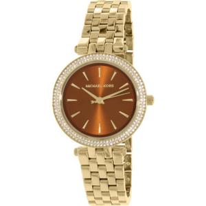 Michael Kors Dames Goudkleurig Darci Steel Glitter Horloge MK3408