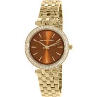 Michael Kors Dames Goudkleurig Darci Steel Glitter Horloge MK3408