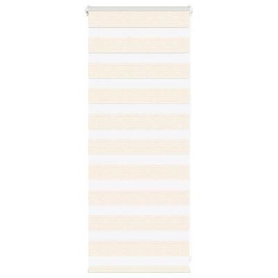 VidaXL Zebra rolgordijn 65x100 cm stofbreedte 60,9 cm marmerbeige