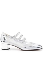 Carel Paris escarpins Kinight en cuir - Argent