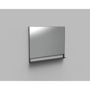 Badkamerspiegel Reflect Arcqua planchet 100x80 mat zwart