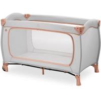 Reiswieg - HAUCK - SLEEP N PLAY GO PLUS - 60 x 120 cm - Vanaf de geboorte - Opvouwbaar - Wielen - Dusty Cork