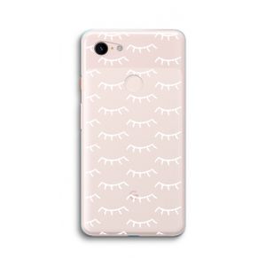 Wimpers: Google Pixel 3 XL Transparant Hoesje