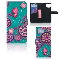 Motorola Moto G 5G Plus Hoesje Cirkels en Vlinders Motorola Moto G 5G Plus Hoesje Cirkels en Vlinders