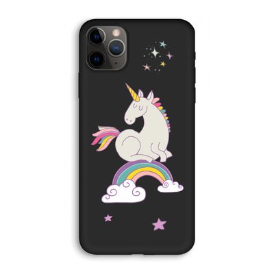 Regenboog eenhoorn: iPhone 11 Pro Biologisch afbreekbaar hoesje