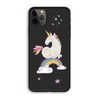 Regenboog eenhoorn: iPhone 11 Pro Biologisch afbreekbaar hoesje
