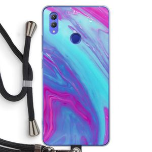 Zweverige regenboog: Honor Note 10 Transparant Hoesje met koord