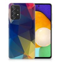 Samsung Galaxy A52 (5G/4G) | TPU Hoesje | Polygon Dark