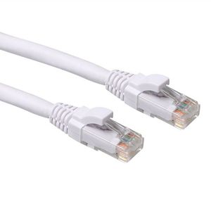 ACT Witte 10,00 meter U/UTP CAT6A patchkabel snagless met RJ45 connectoren