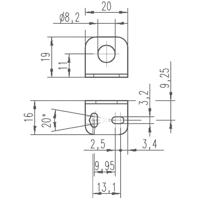 Leuze Electronic 50113550 Montagehoek BT D08M.5 1 stuk(s)