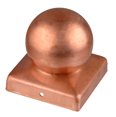 Connex Paalkapje 70X70Mm Met Kogel Cu - HV4298