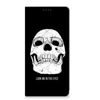Mobiel BookCase Xiaomi 13 Lite Skull Eyes - thumbnail