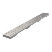 Douchegootrooster Brauer StanGrid RVS Standaard tbv Douchegoot STD/W/PS 50x7 cm