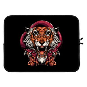 Tiger and Rattlesnakes: Laptop sleeve 15 inch
