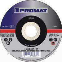 Promat Afbraamschijf | D230xS6mm | gebogen universele | gat 22,23 mm - 4000840015 4000840015