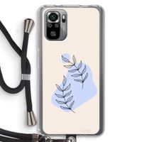 Leaf me if you can: Xiaomi Redmi Note 10S Transparant Hoesje met koord Leaf me if you can: Xiaomi Redmi Note 10S Transparant Hoesje met koord