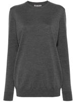 WARDROBE.NYC crew-neck wool jumper - Gris