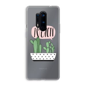 I love cacti: OnePlus 8 Pro Transparant Hoesje