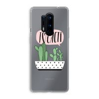 I love cacti: OnePlus 8 Pro Transparant Hoesje