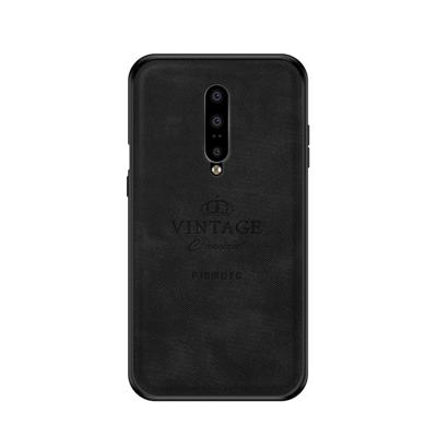PINWUYO schokbestendige waterdichte volledige PC + TPU + huid beschermhoes voor OnePlus 7 Pro (zwart)