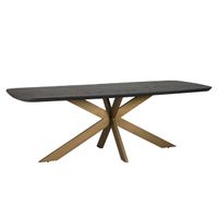 Richmond Deens Ovale Eettafel 'Cambon' 280 x 110cm, kleur Dark Coffee