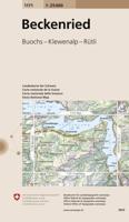 Wandelkaart - Topografische kaart 1171 Beckenried | Swisstopo