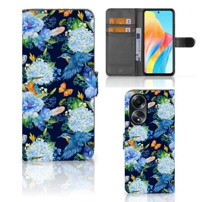 Telefoonhoesje | Met pasjeshouder | voor OPPO A58 4G IJsvogel