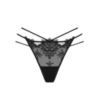 Super sexy string met kant en satijnen bandjes - Lage taille