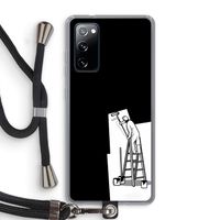 Musketon Painter: Samsung Galaxy S20 FE / S20 FE 5G Transparant Hoesje met koord