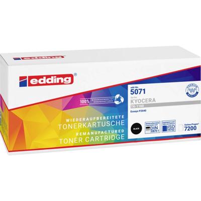 Edding Toner vervangt Kyocera TK-1160 Compatibel Zwart 7200 bladzijden EDD-5071 18-5071