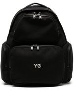 Y-3 sac à dos matelassé à logo brodé - Noir - thumbnail