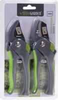 Pro Garden tuinscharen set 2 stuks snoeischaar en heggenschaar 20cm Pro Garden tuinscharen set 2 stuks snoeischaar en heggenschaar 20cm
