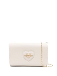 Love Moschino sac à bandoulière à patch logo - Tons neutres