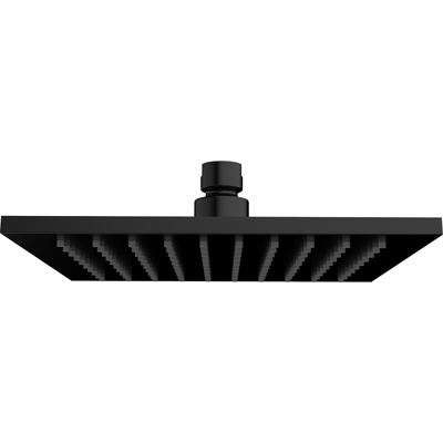 Wiesbaden Luxe Vierkante Hoofddouche 30x0.8 cm - Mat Zwart