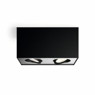 Philips SpotlampBox 2-lichts zwart - 5049230P0