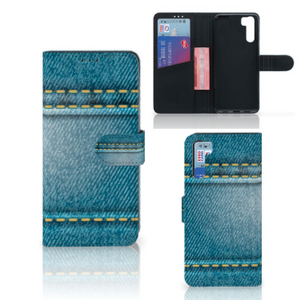 OPPO A91 | Reno3 Wallet Case met Pasjes Jeans