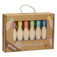 Houten Kinder Bowlingset - Bright - thumbnail