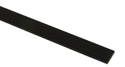 Voegstrip 10mm extra breed dikte 2,3mm - zwart (50 stuks)