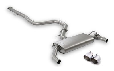 Remus uitlaat passend voor cat-back-systeem Hyundai i30 N Performance - Chroom Schuin 2860171500042680SAR