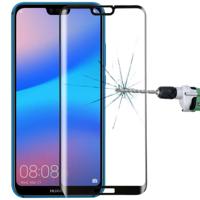 Voor Huawei P20 Lite 0.3mm 9H oppervlaktehardheid 3D volledig scherm getemperd glas Film