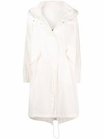 Jil Sander imperméable à logo imprimé - Blanc - thumbnail