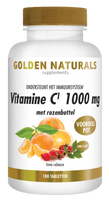 Golden Naturals Vitamine C 1000mg met rozenbottel Tabletten - thumbnail