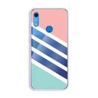 Strepen pastel: Huawei Y6s Transparant Hoesje