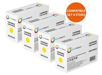 huismerk 4X Toner voor HP 412X CF412X geel M452 M477