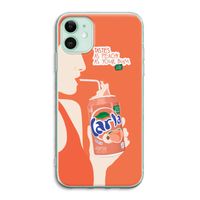 Peach please!: iPhone 11 Transparant Hoesje