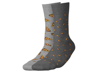 esmara 2 Paar sokken (Croissant/Pizza, 39-42) esmara 2 Paar sokken (Croissant/Pizza, 39-42)