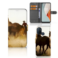 OnePlus Nord N100 Telefoonhoesje met Pasjes Design Cowboy